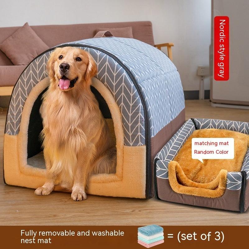 Large Dog House - Can Be Dismantled And Washed