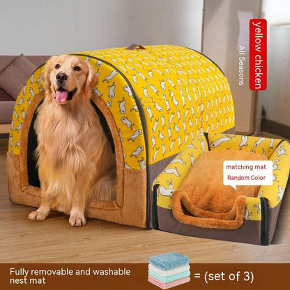 Large Dog House - Can Be Dismantled And Washed
