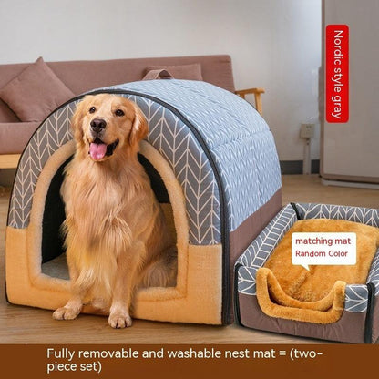 Large Dog House - Can Be Dismantled And Washed