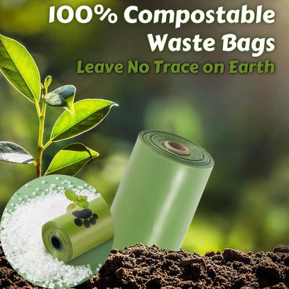 Dog waste bags -  Biodegradable! - Leak Proof & Sanitary - Bulk pack