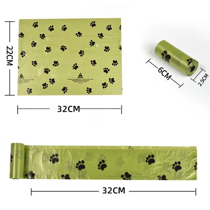 Dog waste bags -  Biodegradable! - Leak Proof & Sanitary - Bulk pack
