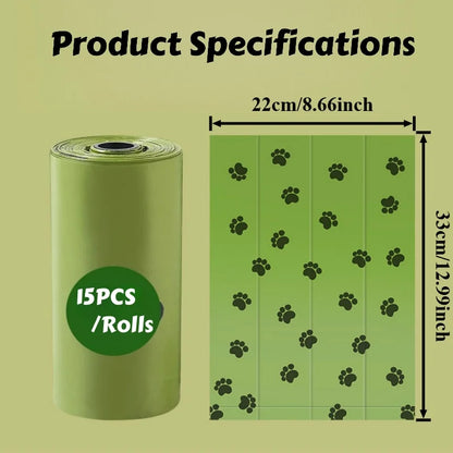 Dog waste bags -  Biodegradable! - Leak Proof & Sanitary - Bulk pack