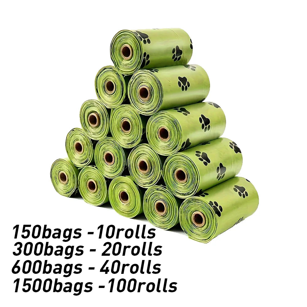 Dog waste bags -  Biodegradable! - Leak Proof & Sanitary - Bulk pack