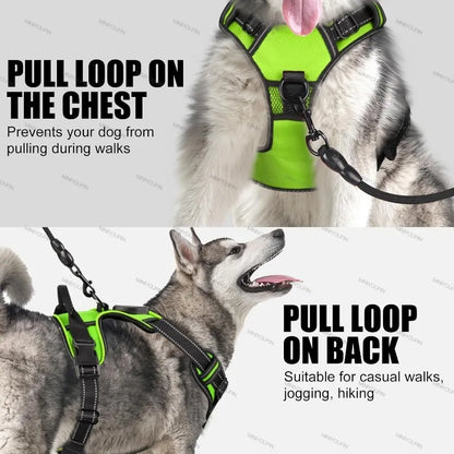 LED Glow Dog Harness Protect Your Dog on Every Night Walk Rechargeable LED harness keeps them visible & Safe Three LED Light Modes. ON SALE LOW STOCK!
